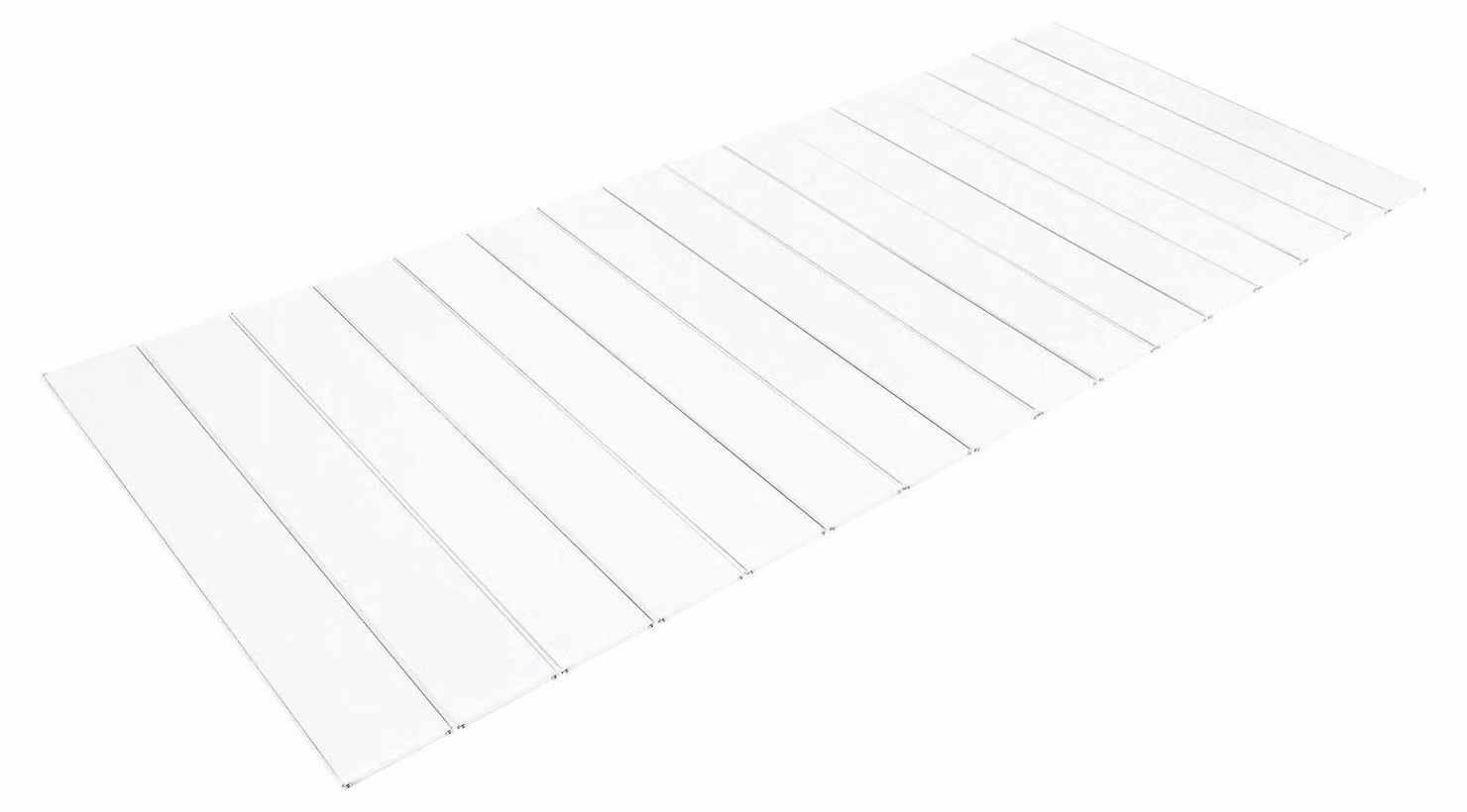 Copertura per vasca da bagno - Tavolino pieghevole per vasca - Impermeabile, antipolvere e isolante - PVC - 170 x 70 cm - Bianco