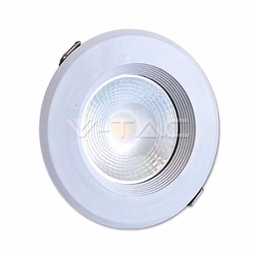 Faro LED COB da Incasso Rotondo 20W Colore Bianco 6000K