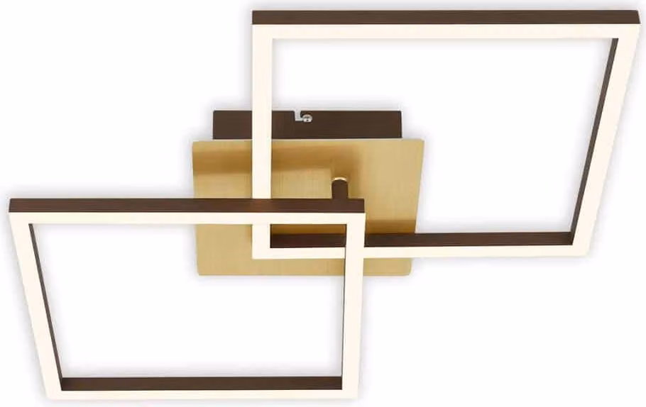 Lampada da soffitto a LED, marrone dorato, 2x LED/11W