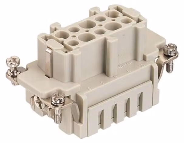 Inserto per presa Han 10 ES-F - Presa per connettore 10p 09 33 010 2716