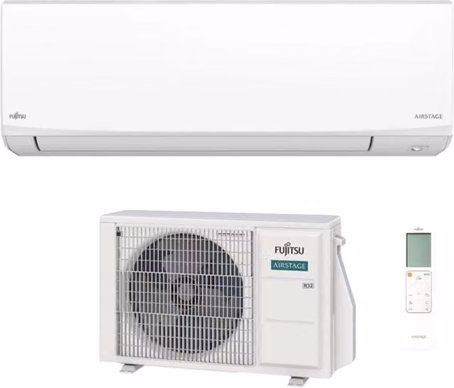 Condizionatore Fujitsu KJ White 14000 Btu ASEH14KJCAL R-32 con Wi-Fi Integrato e Controllo via App Classe Energetica A++