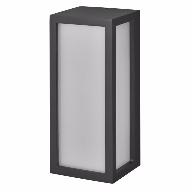 OSRAM ENDURA CLASSIC RADO W lampada da esterno, applique, attacco E27, grigio scuro, alluminio, installazione rapida e semplice, diffusore smerigliato, classe di protezione IP65, uso esterno