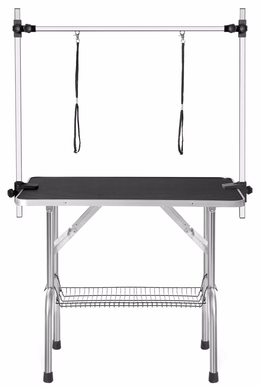 Tavolo pieghevole - 90x60x76 cm - Portata massima: 60 kg - Realizzato in MDF con rivestimento antiscivolo