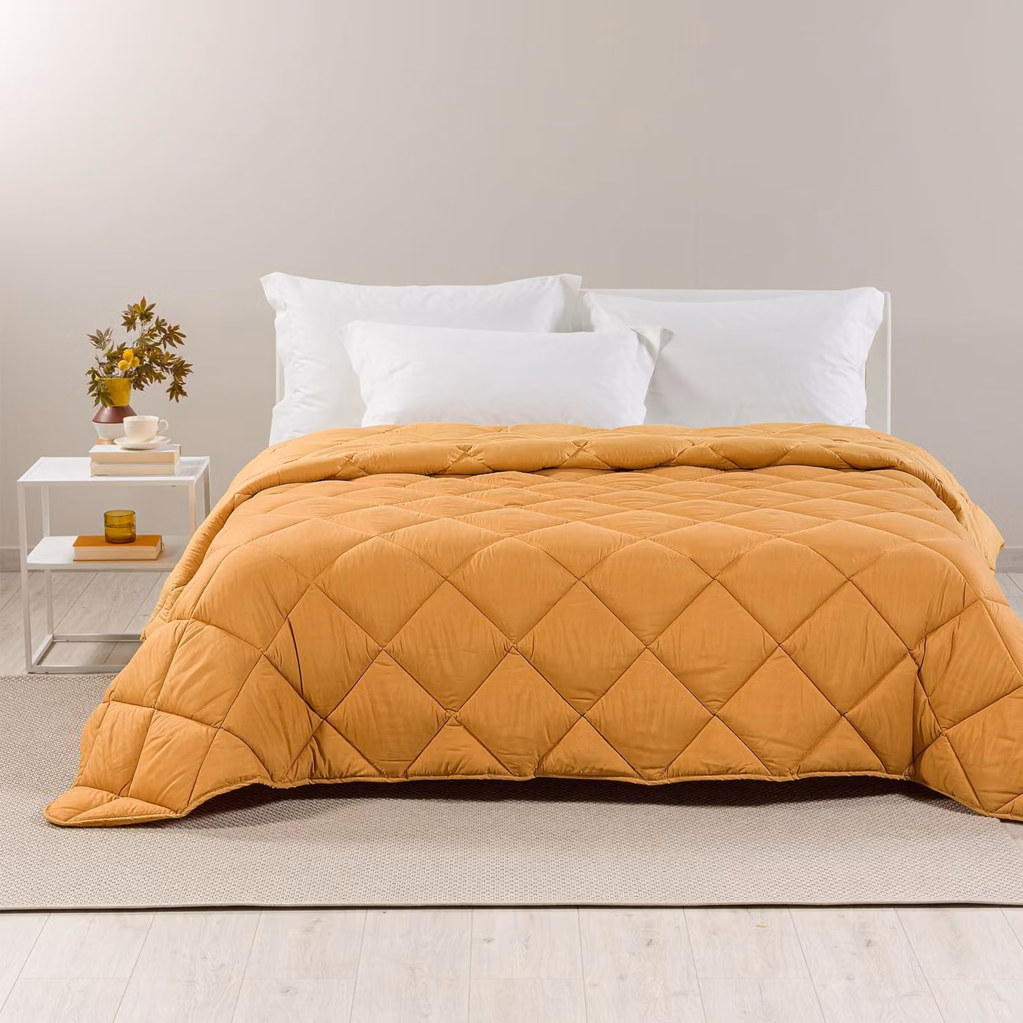 Coperta invernale 260x265 cm, microfibra, per letto matrimoniale, calda, lavabile