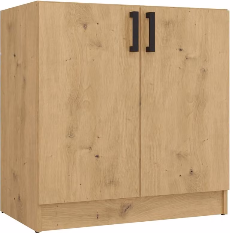 BDW, mobile base, mobile da cucina, 80×45,5×82 cm, Katia D-80, rovere Artisan
