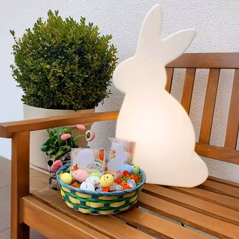 Luce da giardino "Shining Rabbit" 50 incl. LED bianco caldo E27