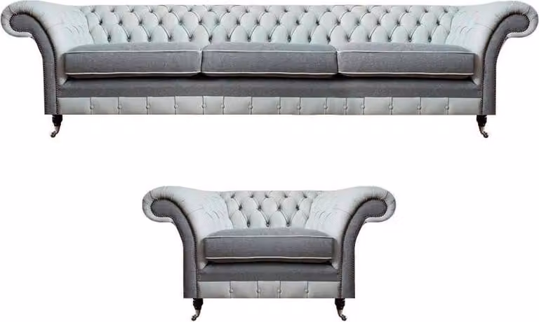 Design Luxuriöse Möbel Sofagarnitur 3+1 Polstermöbel Sofas Couch Garnitur