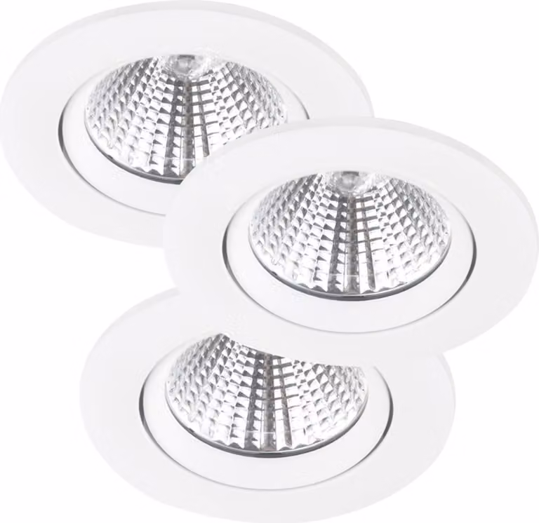 Set di 3 luci Fremont LED bianco