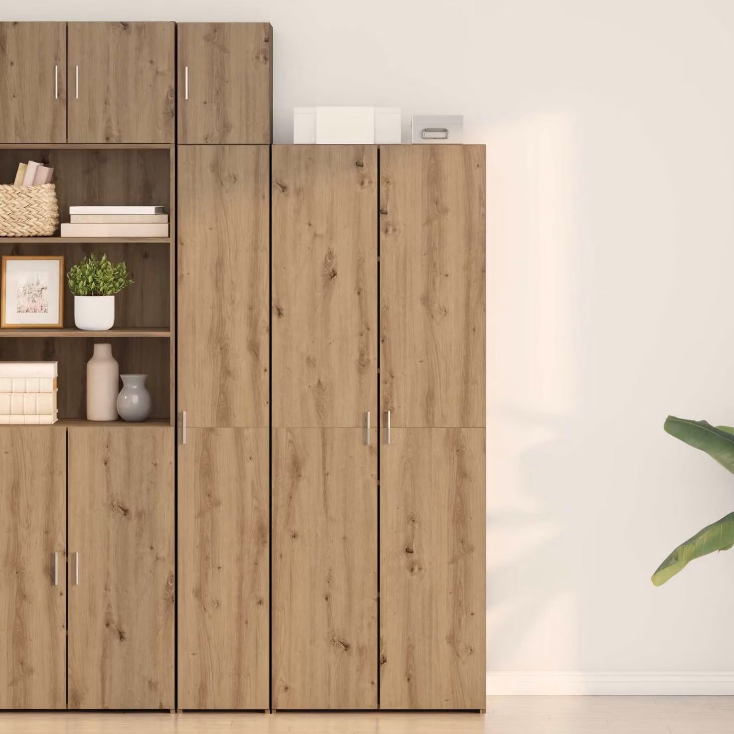 Credenza in legno stile rustico vidaXL colore marrone L: 70 cm, P: 42,5 cm, H: 185 cm