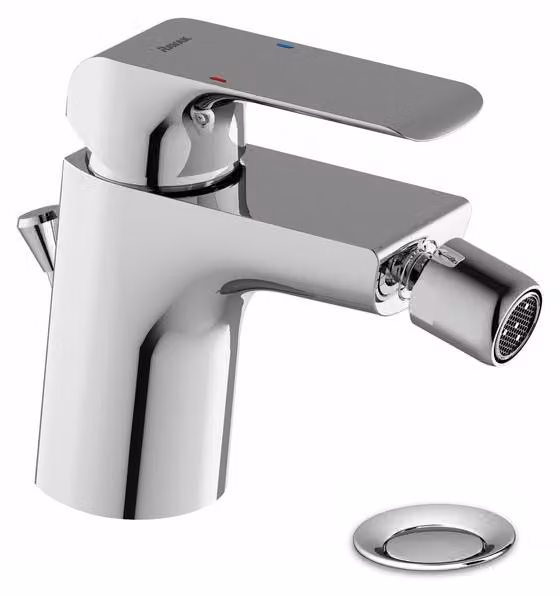 Miscelatore bidet Ravak Flat FL 055.00CR 121 mm con scarico, cromato