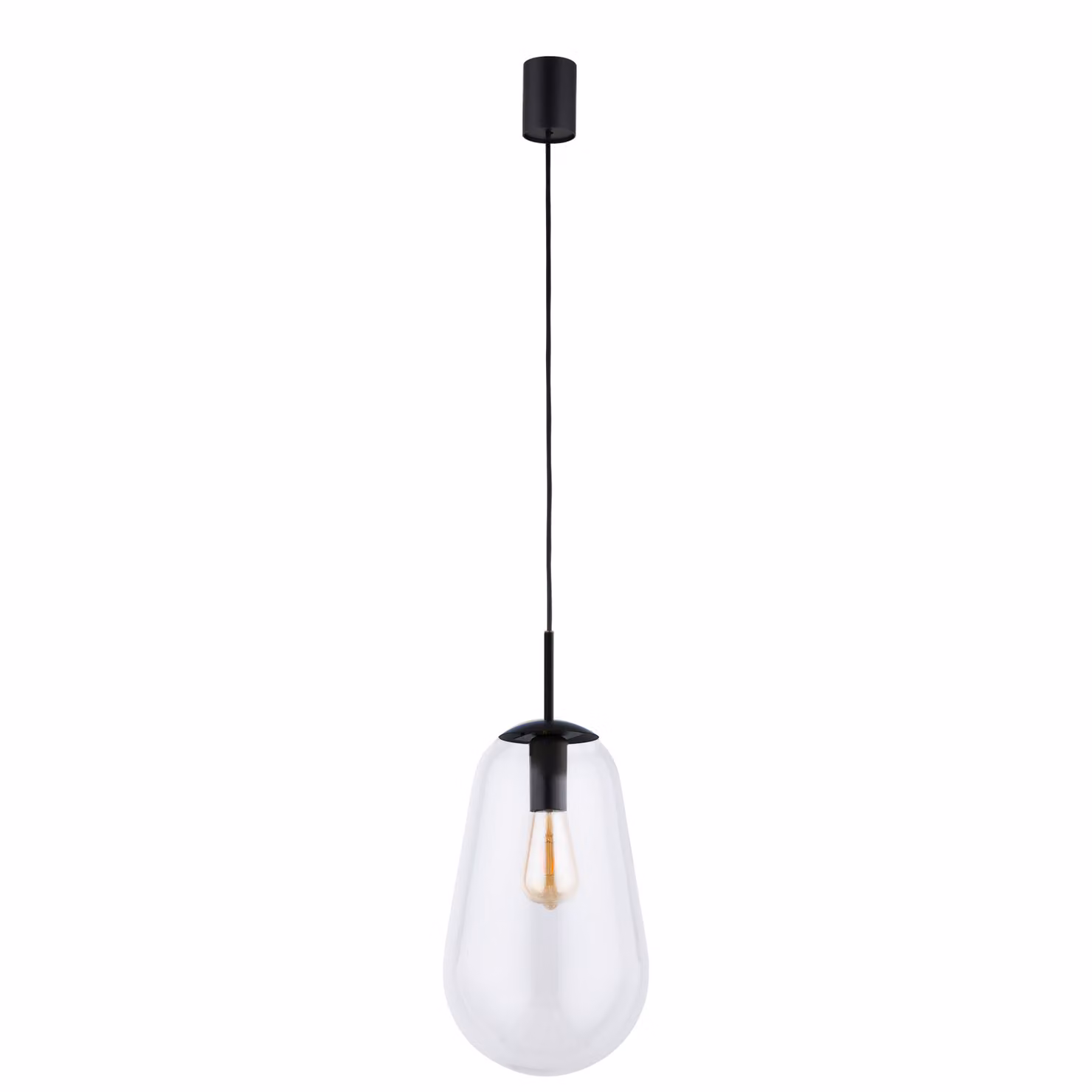 Lampadario PEAR nero 1xE27x40W in vetro, dimensioni: 188x22x22 cm, IP20, Nowodvorski Lighting