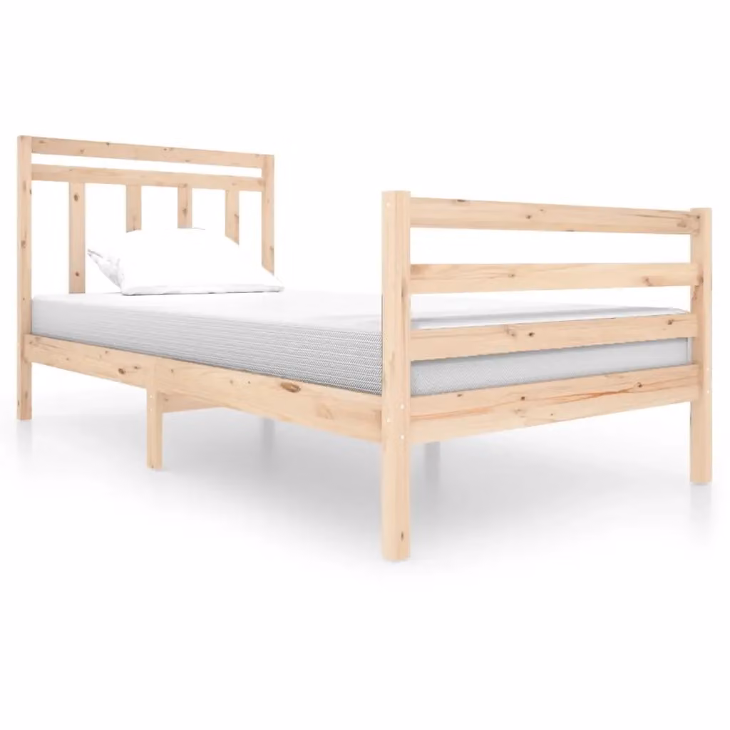 Giroletto vidaXL in legno massello di pino rustico non trattato L/P: 100 x 200 cm – 2