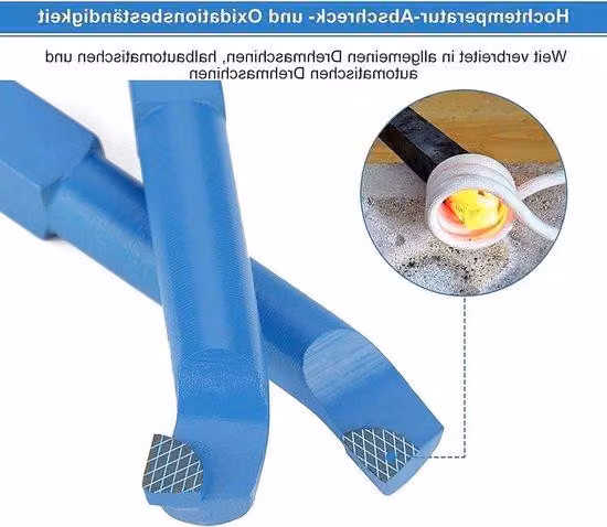 Set di utensili da 12 pezzi con punte intercambiabili, tornio per avvitare con scatola portaoggetti in legno, punta metallica da 12 x 12 mm