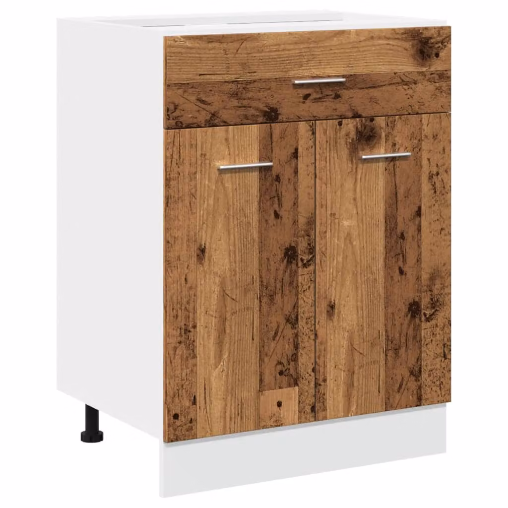 Cassettiera “Lyon” Inferiore Legno Antico 60x46x81,5 cm