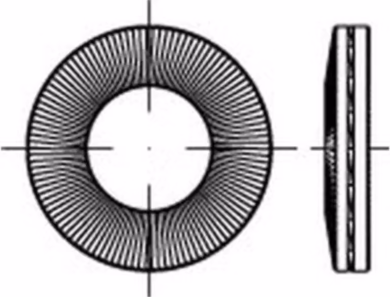 Rondelle Nord-Lock NLX10sp(10,5x21,0x 3,5) flZn 881320450100000 (200 pezzi)