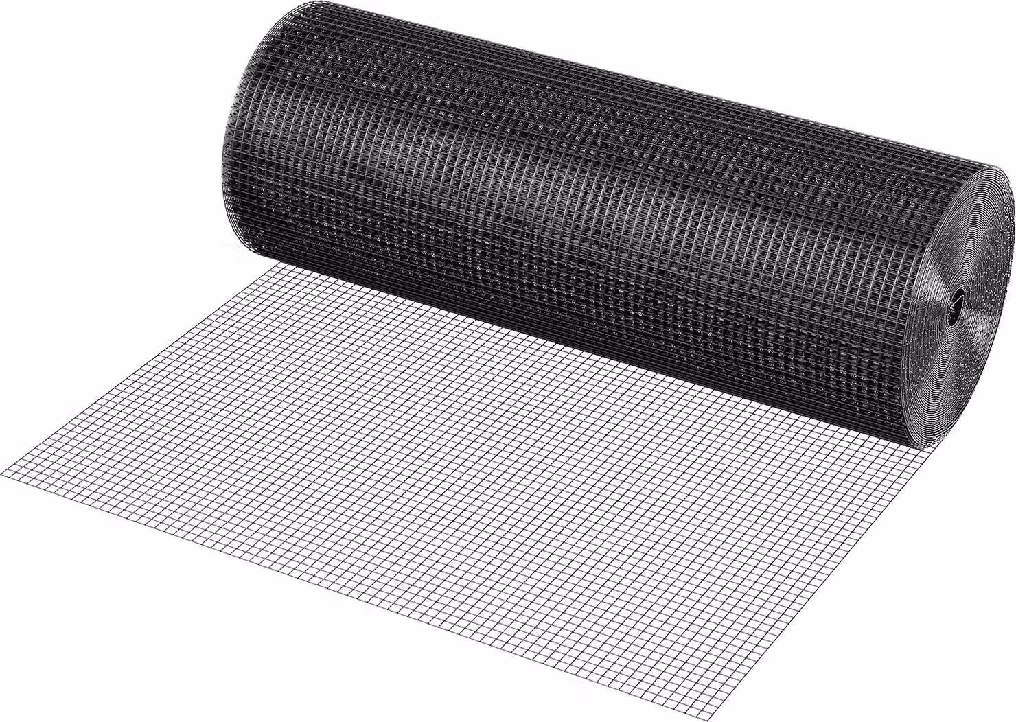 SucceBuy Rete metallica 36" x 100', rotolo di rete metallica zincata, filo di pollo calibro 19 per recinzioni, rete metallica rivestita in vinile per pollai, conigliere, barriere per serpenti, recinti per pollame