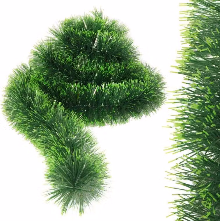 Catena per albero di Natale verde 5m