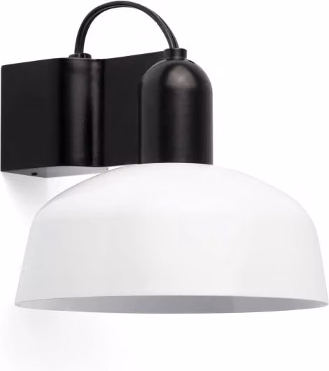 TATAWIN Lampada metallo da parete bianca