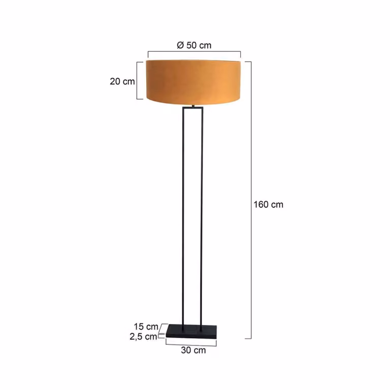 Steinhauer Lampada da terra Stang, Nero, Soggiorno / Sala da pranzo, Metallo, Moderno, Lampada da terra