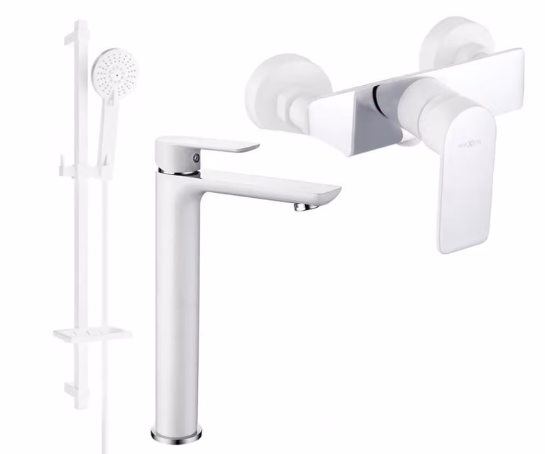 Mexen Alfa DQ40 set doccia, bianco/cromo - 745714DQ40-02