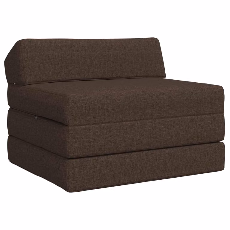 Divano Letto Pieghevole vidaXL in Tessuto Moderno per Soggiorno e Camera da Letto L/P/H: 200 x 70 x 10 cm