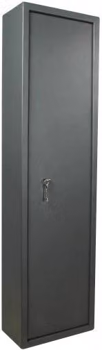 Armadio Portafucili Arregui in Acciaio Grigio con Capacità per 7 Fucili, H: 138,0 cm, L: 75,0 cm, P: 37,0 cm
