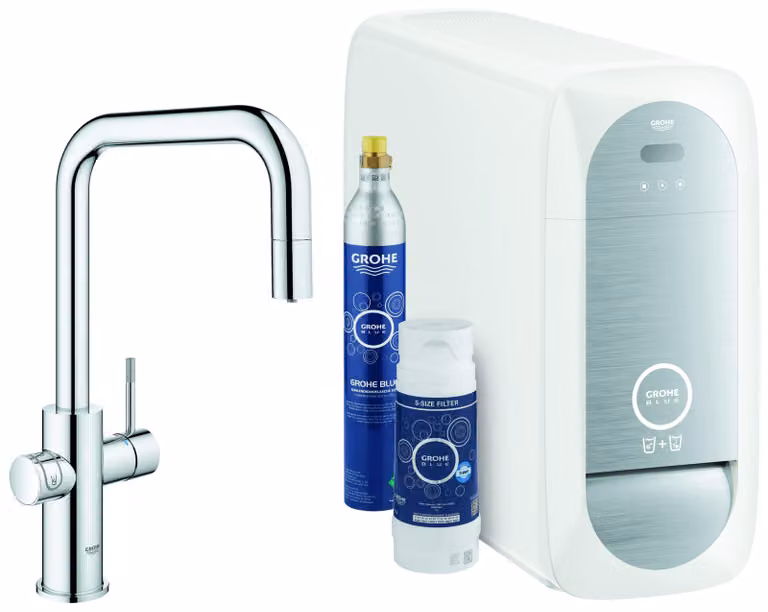 CASA39 Grohe Blue Home Connected Depuratore Acqua Miscelatore lavello cucina canna alta 31543000
