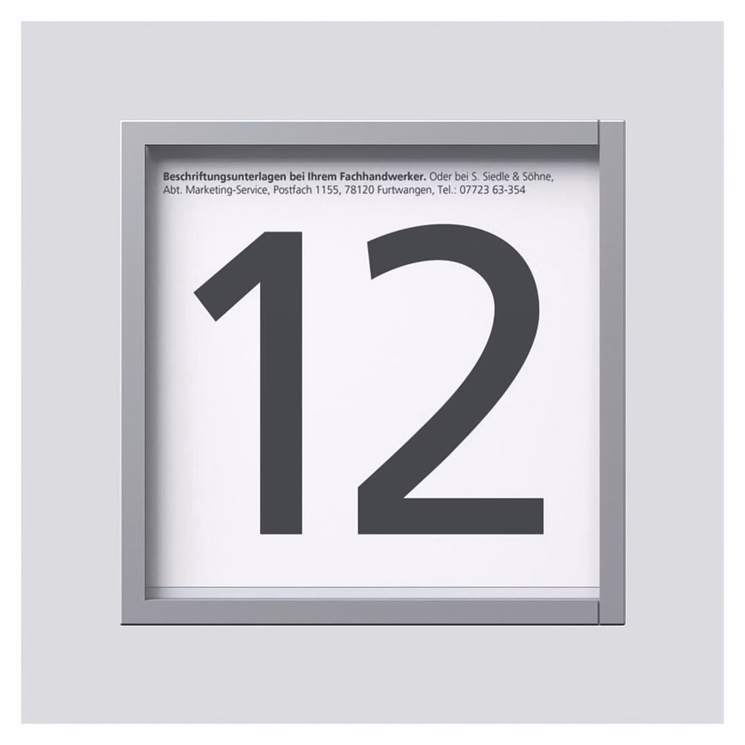 Modulo informativo Siedle IM 700-0 SM argento metallizzato (210012695-00)