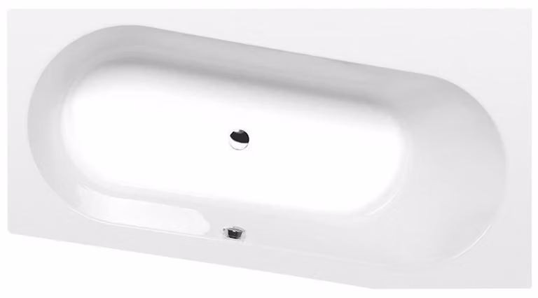 Vasche da bagno Polysan - Vasca asimmetrica ASTRA WR, 1650x900x480 mm, destra, bianco 31611