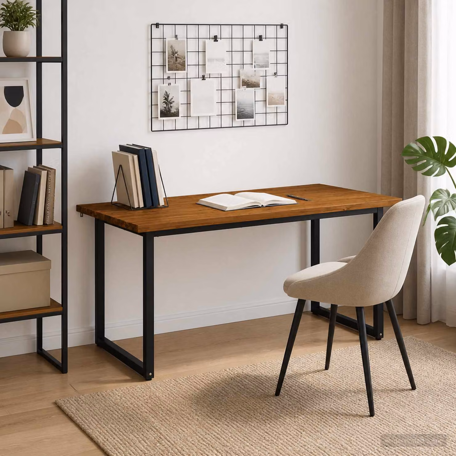 vidaXL Tavolo da pranzo moderno in legno di acacia L: 160 cm, P: 70 cm, H: 75 cm