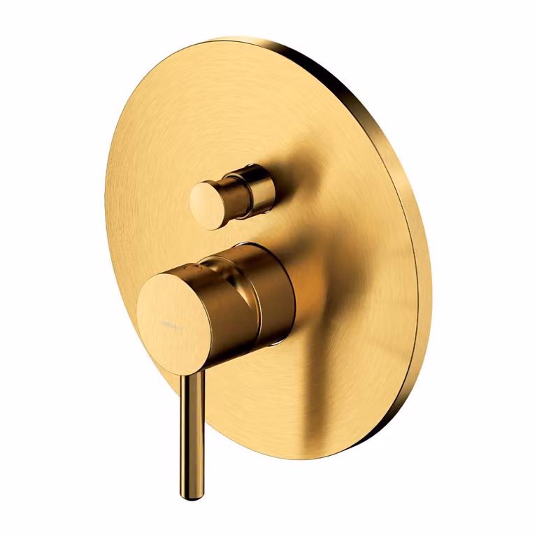 Omnires Y Y1235GLB Miscelatore incasso per vasca/doccia, oro spazzolato