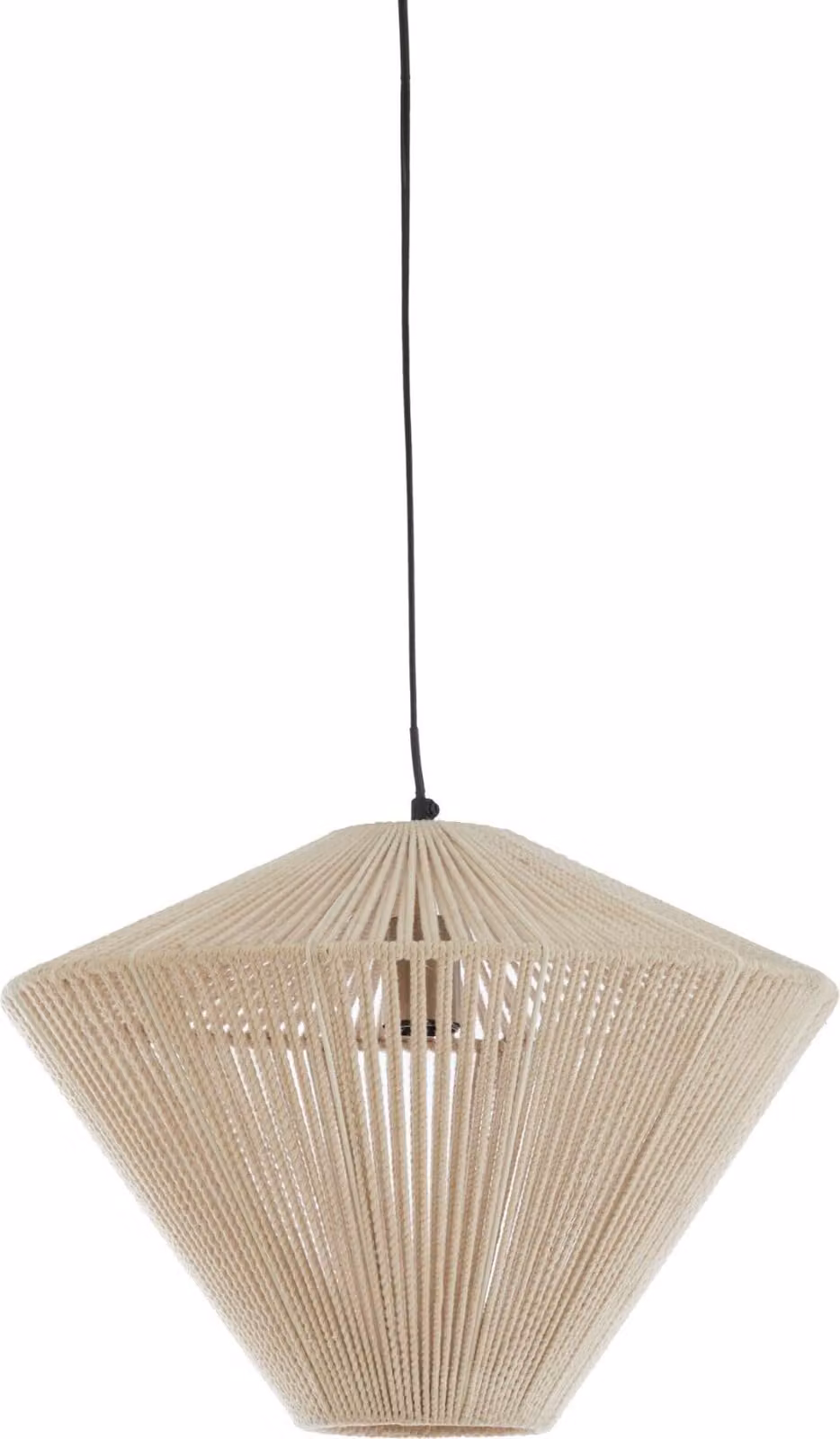 Lampada a sospensione - beige - Felida - cotone - Ø 42cm - E27 - 2973284 - Light & Living