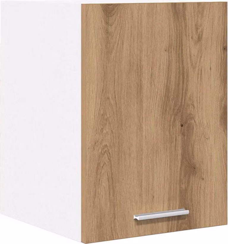 Armadio pensile Rovere Artigiano e Bianco 30 x 31 x 40 cm