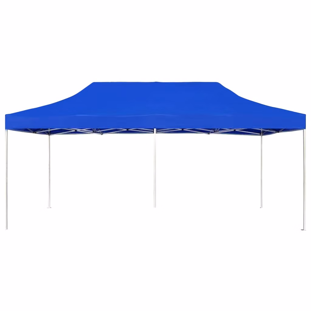 vidaXL Tenda professionale per feste pieghevole in alluminio 6x3 m blu
