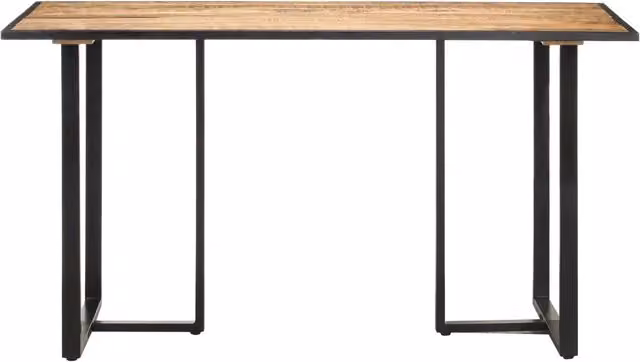 Tavolo da Pranzo | Tavolo da cucina 140 cm in Legno di Mango Grezzo