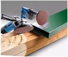 Set di 5 dischi abrasivi KWB Quick Stick per trapano e levigatrice orbitale, diametro 125 mm, grana P120, colore marrone