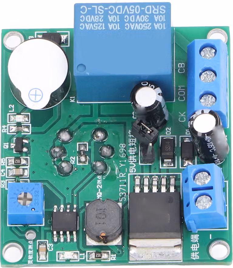 Modulo sensore di fumo Interruttore PVC luce suono allarme fumo modulo di allarme per cucina Hotel DC5?30V