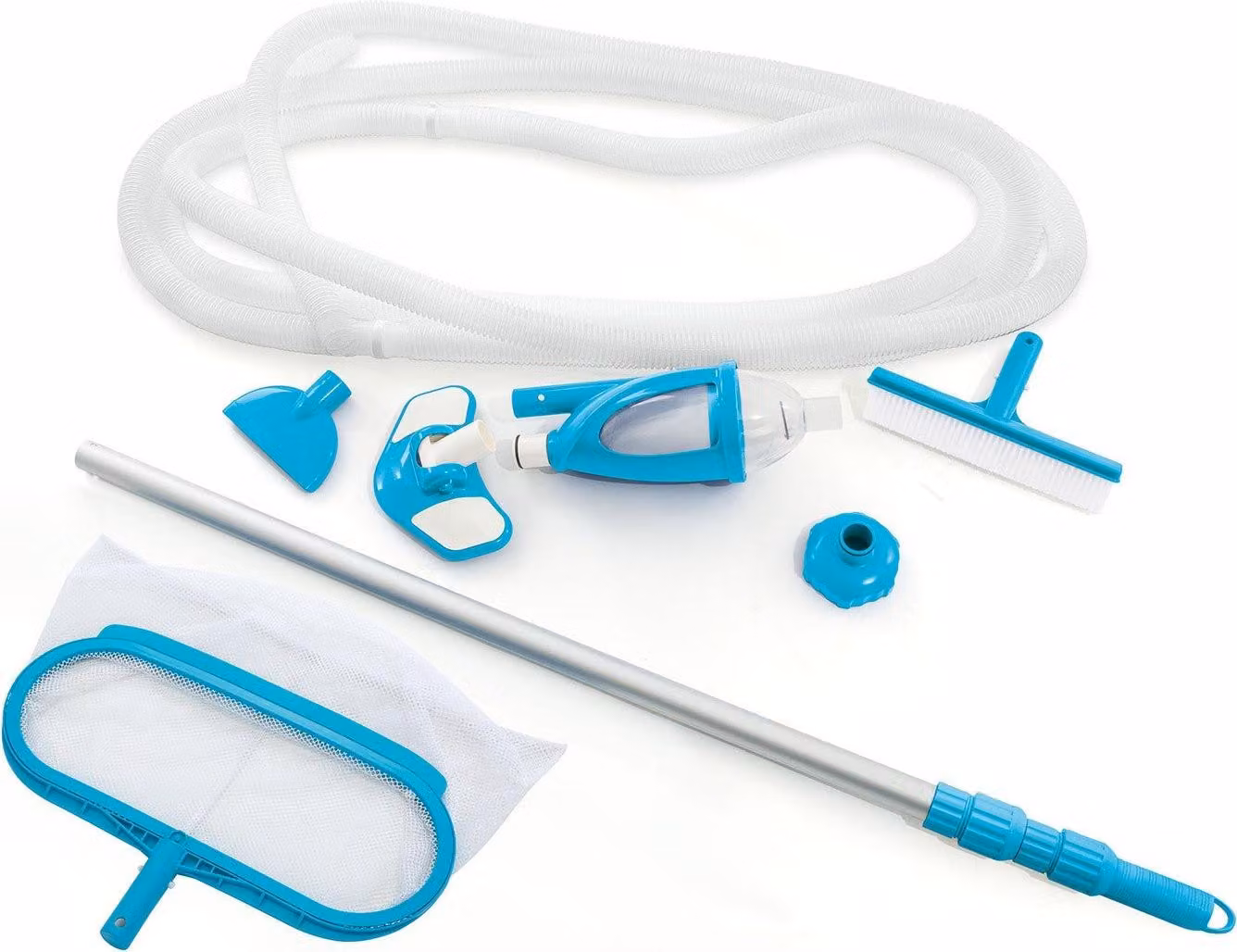 Set pulizia piscina Deluxe, aspiratore INTEX 28003