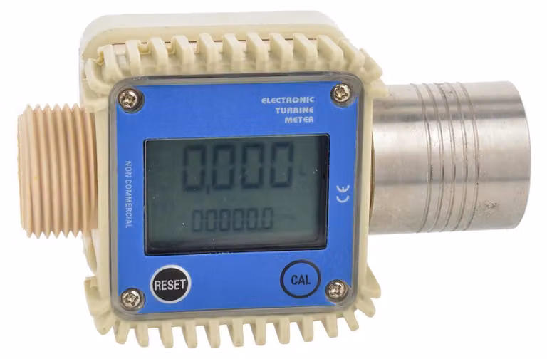 Contalitri digitale per pompe di gasolio, olio e cherosene, flussometro del carburante, misuratori del flusso con display LCD,10 - 120 l/min