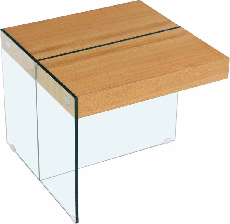 Tavolino "Agrigento" - 60 x 60 x 50 cm - Finitura quercia