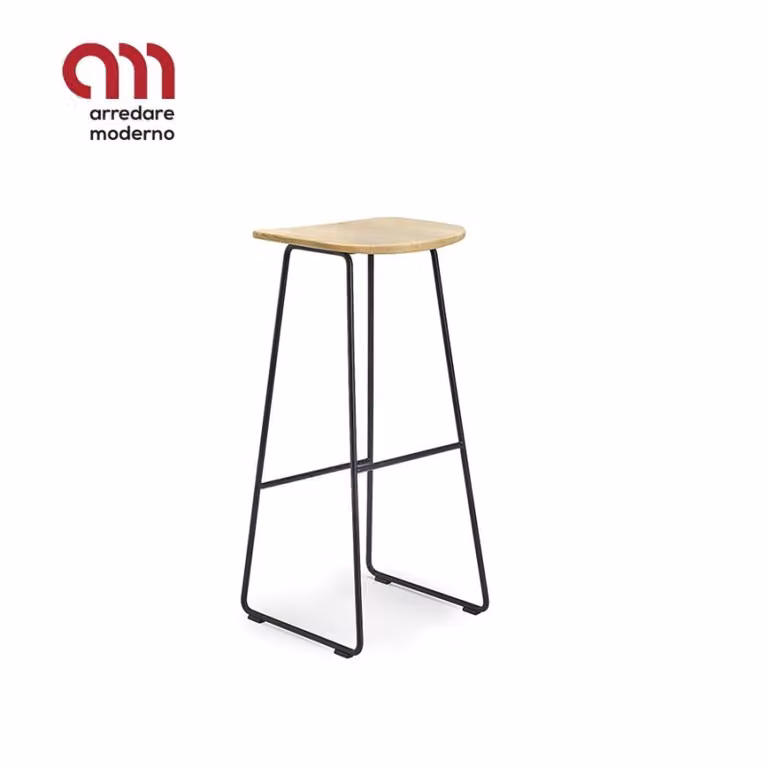 Sgabello Klejn kitchen stool wood Infiniti Design