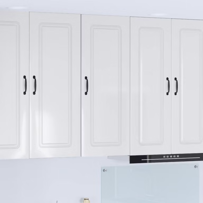 vidaXL Pensile da cucina Kalmar Bianco Lucido L: 40 cm, P: 31 cm, H: 100 cm