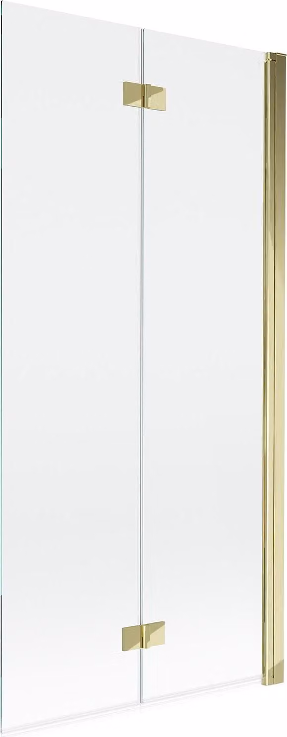 Mexen Mist paratia per doccia a 2 ante destra 90 x 150 cm, trasparente, dorato - 8A9-090-002-50-00-P
