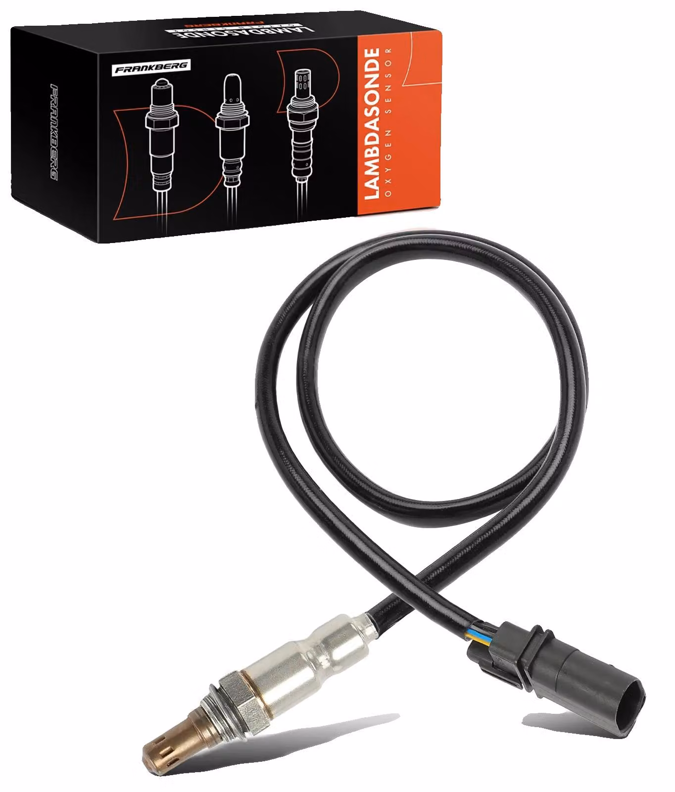 Regolatore per sonda lambda, filettatura M18, lunghezza 1126 mm, 5 connettori, 5 conduttori, funzione di sensore di controllo