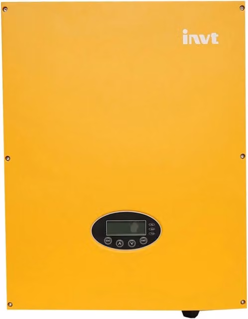 Inverter ON-GRID Invt BG20KTR trifase prosumer da 20KW in alluminio giallo
