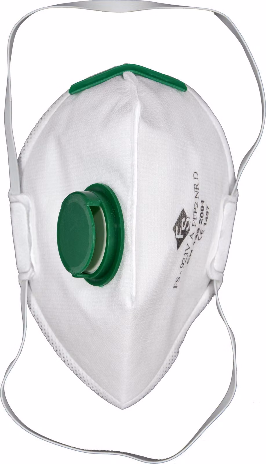 Semimaschera di protezione respiratoria FFP2 con valvola di espirazione, piatta (1 pezzo)