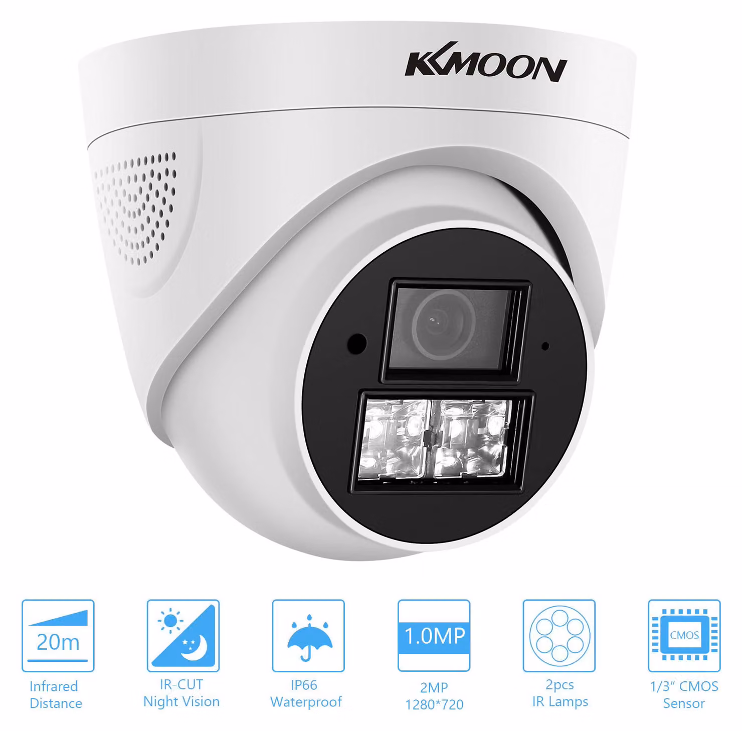 Telecamera di sicurezza analogica 720P, videosorveglianza, CCTV, per esterni, resistente alle intemperie, visione notturna a infrarossi, rilevamento di movimento per sistema DVR PAL