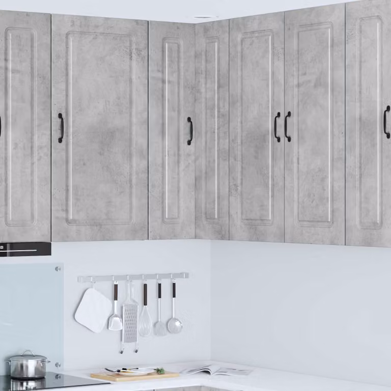 vidaXL Pannello lavastoviglie Kalmar Grigio cemento L: 57 cm, P: 57 cm, H: 100 cm