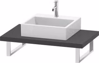 Consolle Duravit L-Cube 80-200x55cm, 1 AS, spessore 4,5 cm, grafica ma