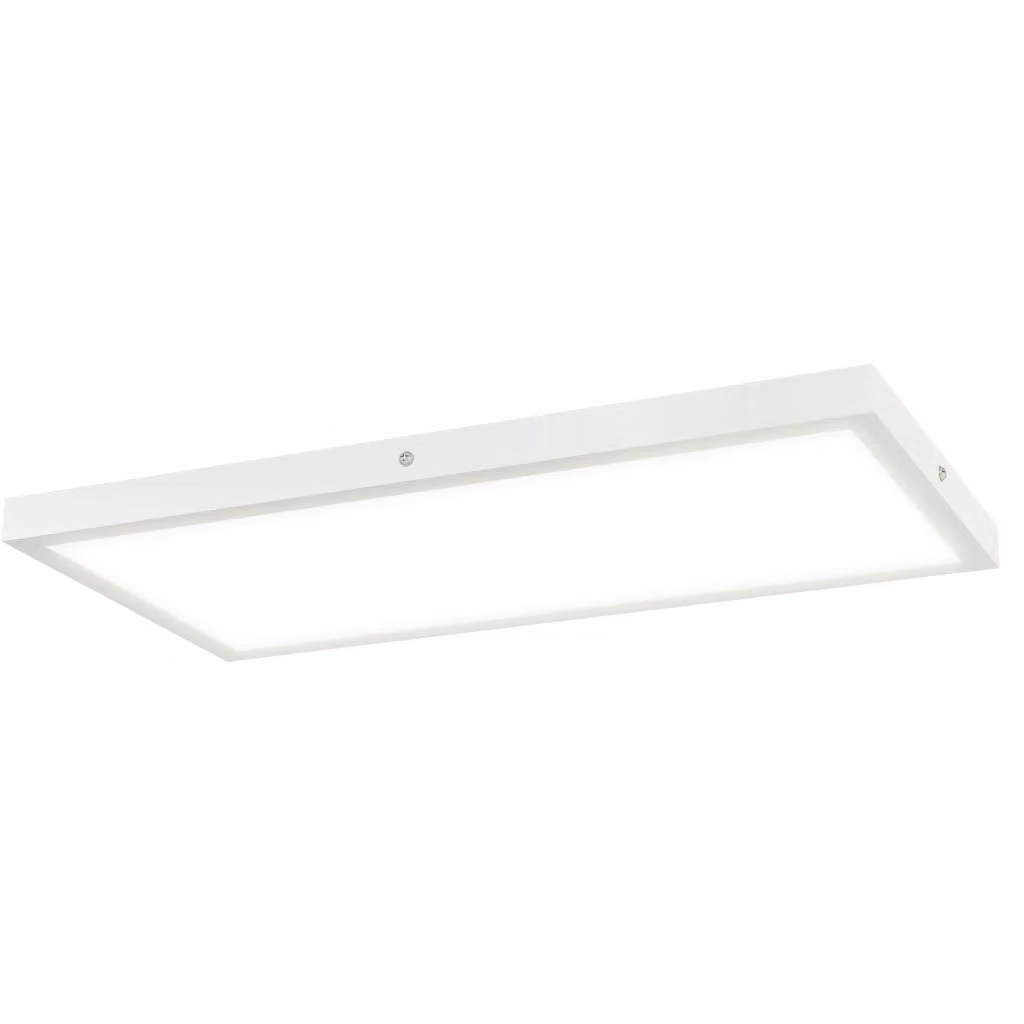 Set di 4 lampade da soffitto e da parete regolabili zephmum, colore bianco, L: 60 cm, P: 30 cm, H: 3,7 cm – 2